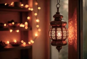 dekorasi idul fitri di rumah